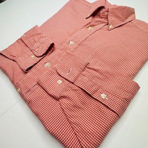 BROOKS BROTHERS -‎ Men’s long sleeve button front shirt. Red.